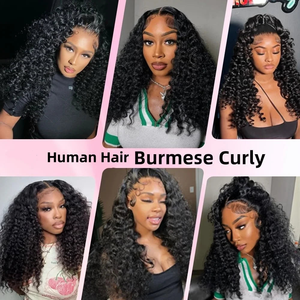Raw Burmese Curly Hair Bundles