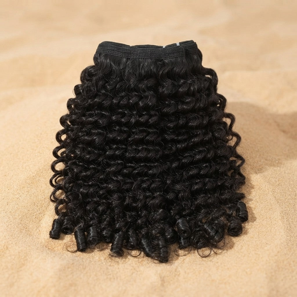 Raw Burmese Curly Hair Bundles